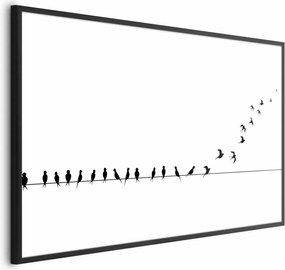 Plakat Lećmy 90x60 cm z ramą czarną bez marginesu ARTGEIST B