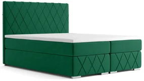 Łóżko kontynentalne AVELA 2 180x200 zielone velvet LAVERTO