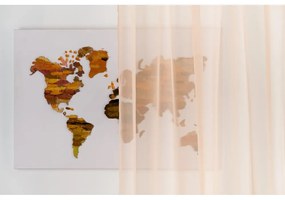 Łososiowa firanka 300x260 cm Voile – Mendola Fabrics