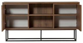 Niska komoda w dekorze orzecha 140x72 cm Rodez – Kalune Design