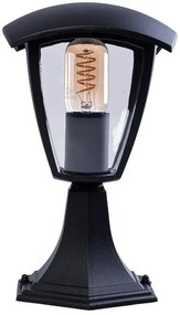 Niska lampa ogrodowa czarna - N002-Bernes