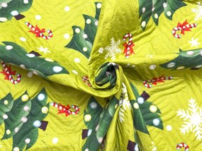 Narzuta na łóżko CHRISTMAS TREE, zielony Rozmiar: 170 x 210 cm