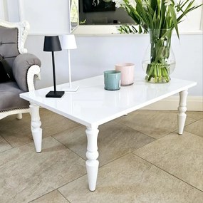 Stolik kawowy, biały