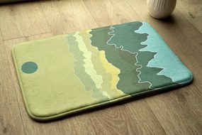 Dywanik antypoślizgowy do łazienki Dywanik antypoślizgowy do łazienki Góry Abstrakcja