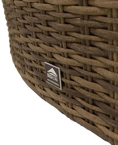 Rattanowy zestaw modułowy BORNEO LUXURY dla 7 osób (brązowy)