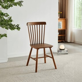 Krzesło Drewniane GARTON Orzech Retro