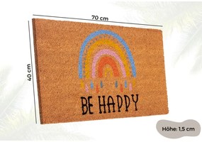 Wycieraczka z włókna kokosowego 40x70 cm Be Happy – Hanse Home