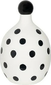 Lido - Ceramiczna butelka w czarne kropki z szafranem