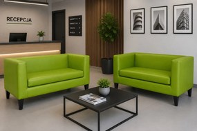 Sofa Monaco : Kolor nogi - Venge, Kolor tkaniny - EKO-SKÓRA - 5D, Typ tkaniny - Eko-skóra , Wysokość nogi - 20 cm