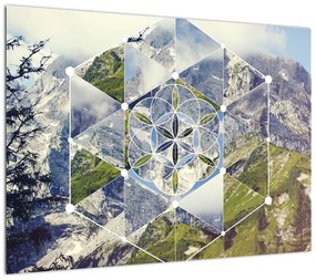 Obraz - Figura geometryczna (70x50 cm)