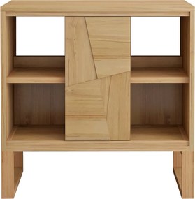 Szafka podumywalkowa na nóżkach z drewna tekowego - szer. 80 cm - MATARAM