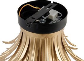 Plafon art deco złoty - Wesley