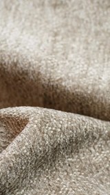 Obrotowy fotel designerski COSMIC RAVEN, ciemny beżowy