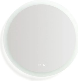 Lustro ścienne z oświetleniem ø 60 cm Mervi – Kave Home