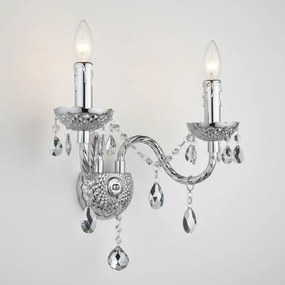 KINKIET ŚCIENNY EBT019-2W Chrom