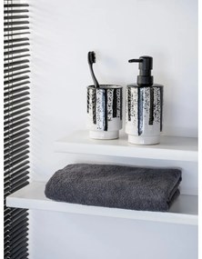 Czarno-biały dozownik do mydła ceramiczny 340 ml Subiza – Wenko