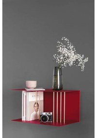 Czerwona metalowa półka Teaser – UMAGE