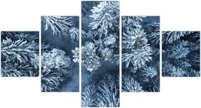 Obraz - Śnieżny las (125x70 cm)