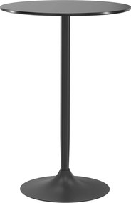 HOMCOM Stolik barowy stojący, stół dla 2 osób, 70 x 70 x 102 cm, czarny | Aosom PL