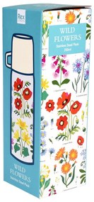 Kremowy termos dla dzieci 350 ml Wild Flowers – Rex London