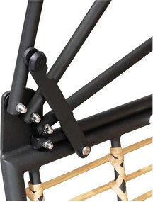 Beżowy metalowy fotel ogrodowy Paros – Garden Pleasure