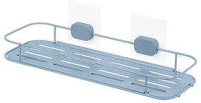 Jasnoniebieska samoprzylepna metalowa półka łazienkowa Grena – Compactor