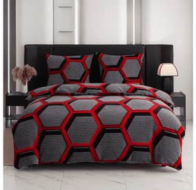 PrzytulneMieszkanie.pl PrzytulneMieszkanie.pl Pościel z mikropluszu ZORINO szara Rozmiar pościeli: 70 x 80 cm | 140 x 200 cm