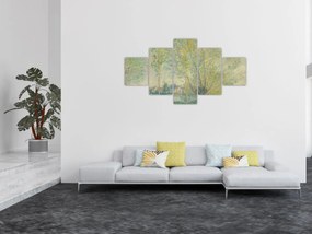 Obraz - Claude Monet, The Willows, reprodukcje (125x70 cm)