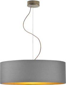 Żyrandol nad stół z dużym abażurem 60 cm W0-B58