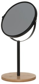 Lusterko kosmetyczne na bambusowej podstawie, wys. 34 cm