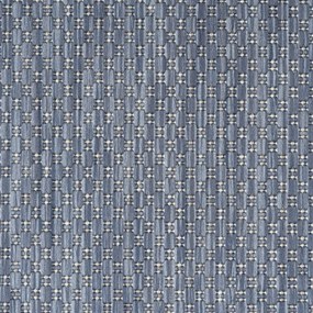 Dywan zewnętrzny Relax ramka niebieski 200 cm x 200 cm  koło