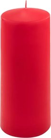 Zestaw świec słupkowych, 20 cm, Ø 7,5 cm, czerwona, 2 szt