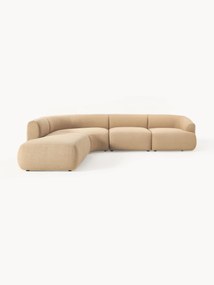 Narożna sofa modułowa Bouclé Sofia (4-osobowa)