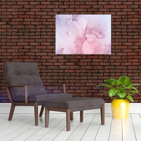 Obraz - Różowe plamy (70x50 cm)