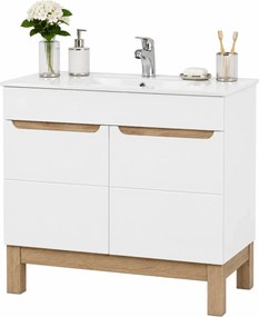 Szafka Z Umywalką 60 Cm W1-L24