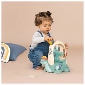 Smoby little żółw do ciągnięcia ze zjeżdżalnią dla piłeczek 12m+