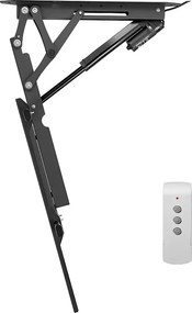 Uchwyt Ścienny na Telewizor SucceBuy Elektryczny Uchwyt Sufitowy do Telewizorów - Elektryczny Składany do Ekranów 81-165 cm