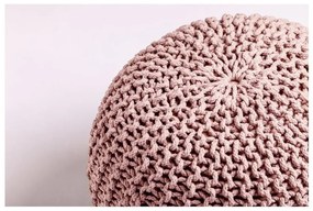 Pudroworóżowy puf Bonami Essentials Jagger