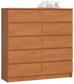 Komoda z szufladami olcha K5-G38