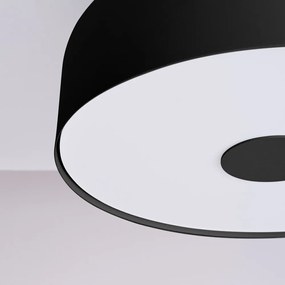 Czarna lampa sufitowa ø 30 cm Blacko – Sollux