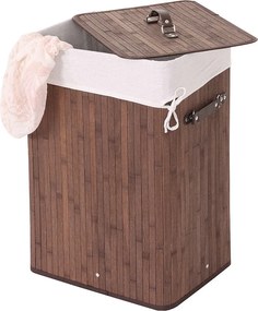 Kosz na pranie MCW-C21, brązowy