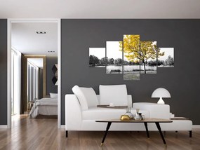 Obraz - Odpoczynek w parku (125x70 cm)