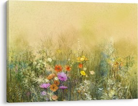 Obraz - Malowana łąka (70x50 cm)