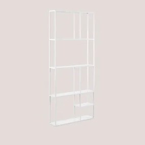 Modułowa Półka Ścienna 80 Cm Ze Stali Thura Gardenia Biel - Sklum