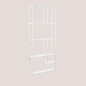 Modułowa Półka Ścienna 80x180 Cm Ze Stali Thura Gardenia Biel - Sklum