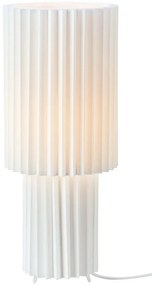 Biała lampa stołowa z tekstylnym kloszem (wysokość 45 cm) Catis – Markslöjd