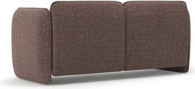 Brązowa sofa z tkaniny szenilowej 168 cm Georgia – Micadoni