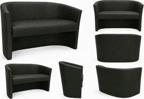 Sofa CLUB tapicerowana tkanina Eko-skóra : Kolor tkaniny - EKO-SKÓRA - 6D, Typ tkaniny - Eko-skóra