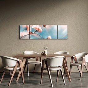 Obraz - Biedronka na kwiatku (170x50 cm)