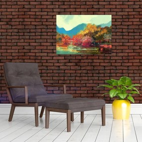 Obraz na szkle - Kolory jesieni (70x50 cm)